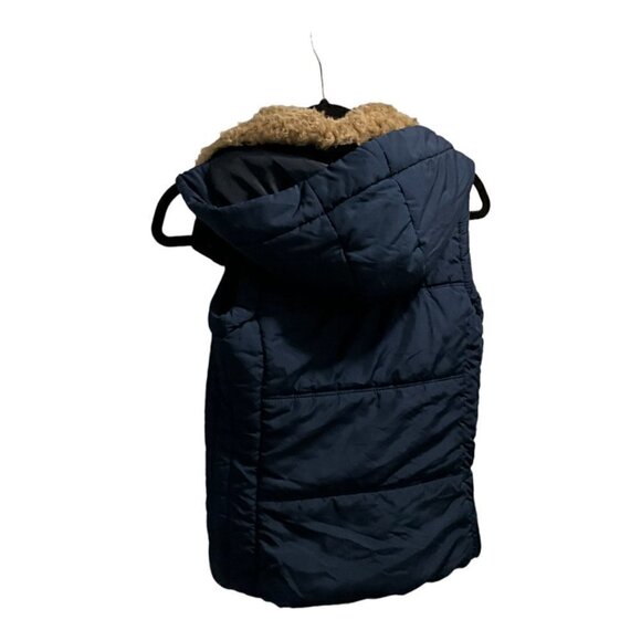 WOMEN’S Puffer Navy Blue Vest Size Small‎ - Picture 6 of 12
